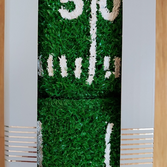 Dashing Astroturf Can Koozie Set of 2 Football Field With Yard Lines New in Box - Picture 3 of 5